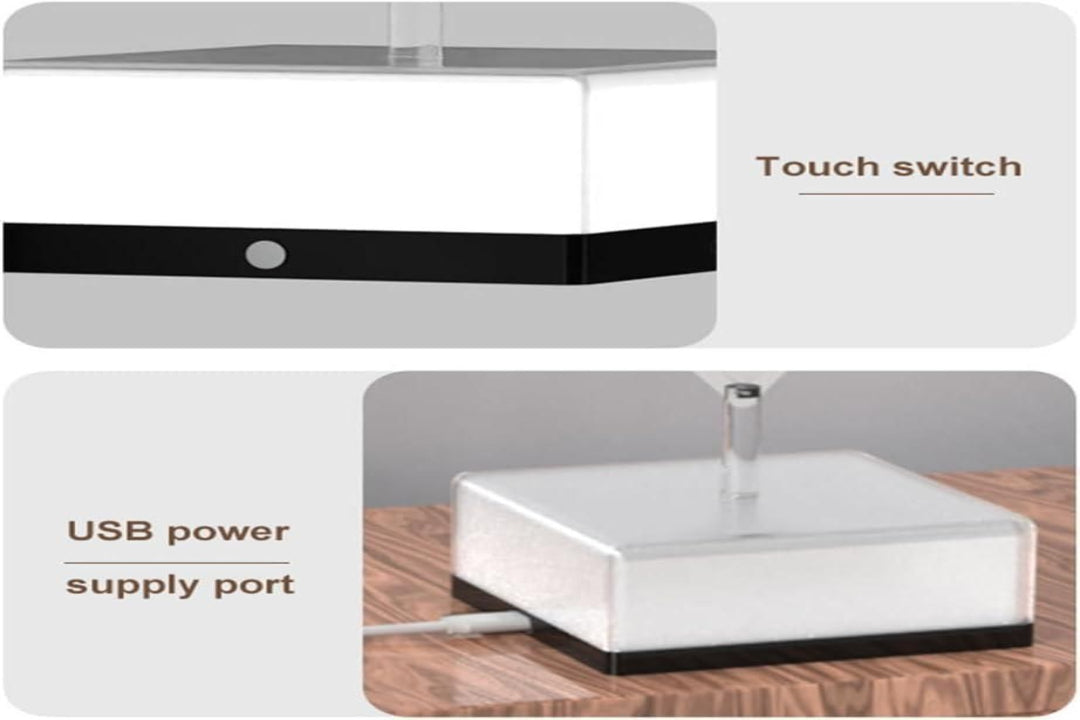 3D 360 Rotating Square Night Light - Sifatali