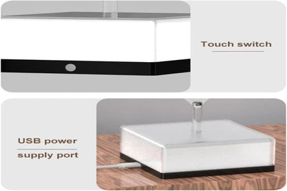 3D 360 Rotating Square Night Light - Sifatali