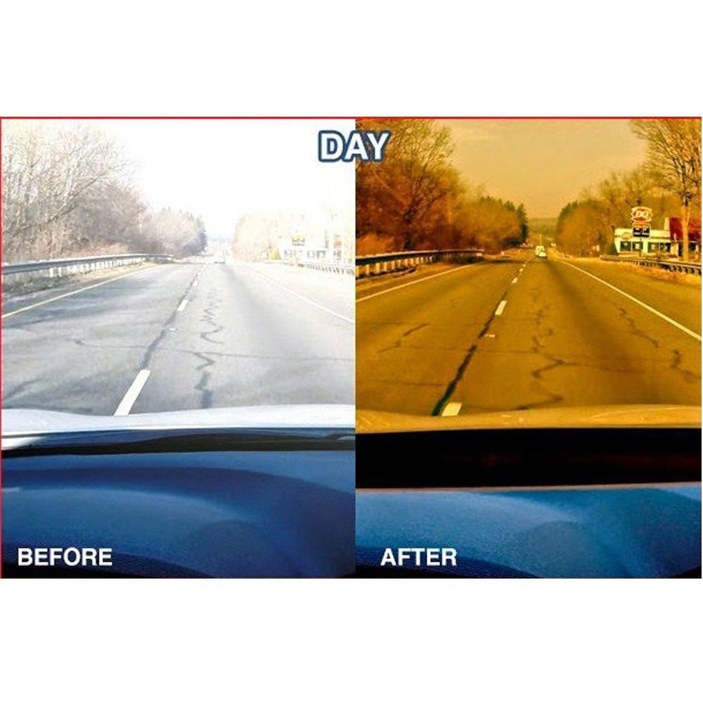 Goggle - Anti - Glare Dazzling Goggle Day & Night Vision Driving Mirror Sun Visors - Sifatali