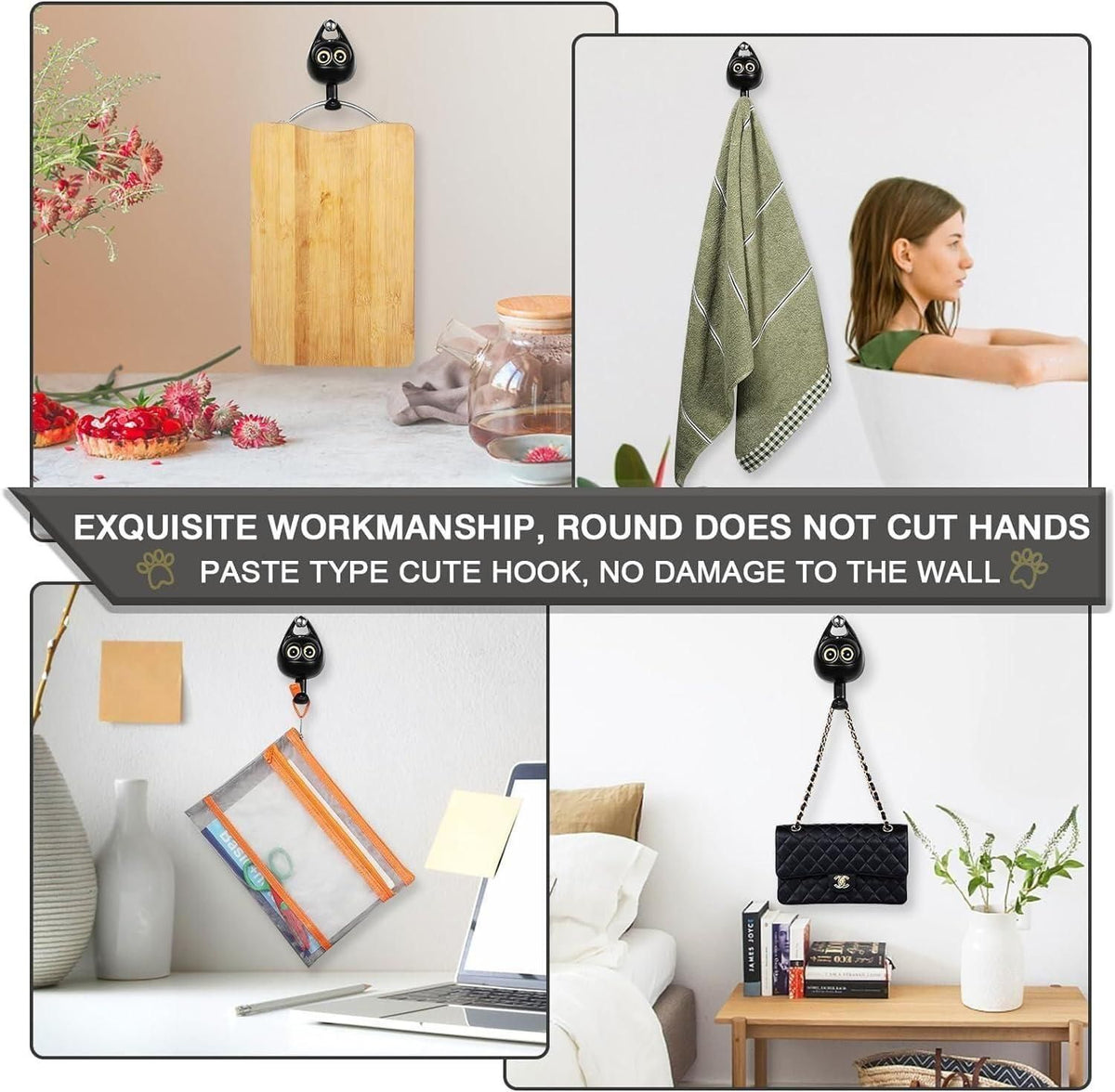 Hook Wall Hangers Key Hook for Wall Cute Hooks for Key( pack of 2) - Sifatali
