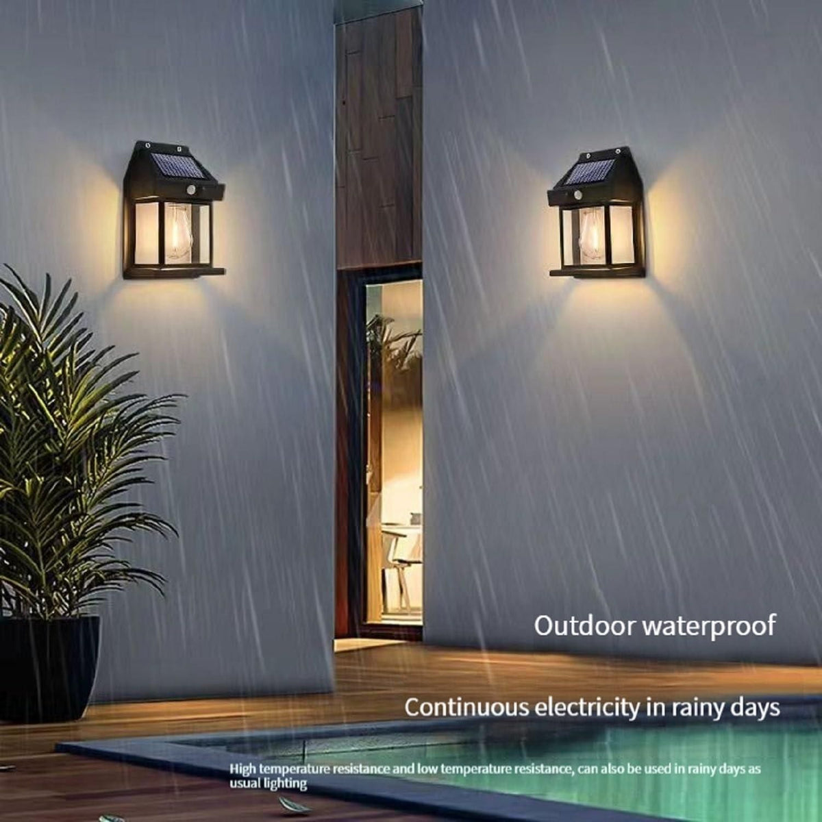 Solar Light Outdoor Wall Light - Sifatali
