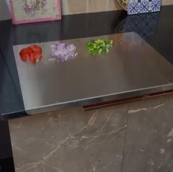 Stainless Steel Chopping Board (35x31cm) - Sifatali