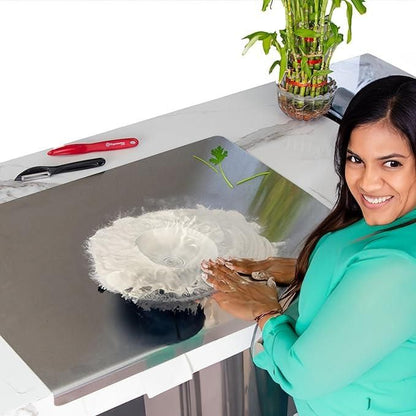 Stainless Steel Chopping Board (35x31cm) - Sifatali