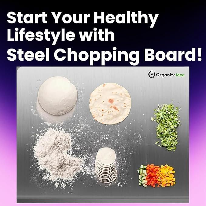 Stainless Steel Chopping Board (35x31cm) - Sifatali